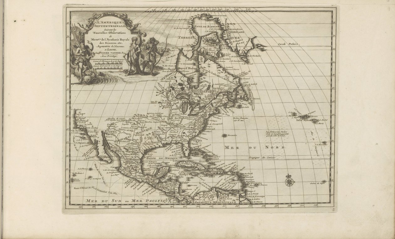 Noord-Amerika 的 Kaart van Midden- en Noord-Amerika
L