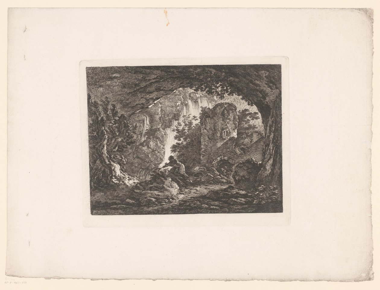 男子逃离蛇 依格纳斯·杜维维耶 (Ignace Duvivier) 的绘画版画（系列标题） Ignace du Vivier 的不同坟墓形象和设计：d