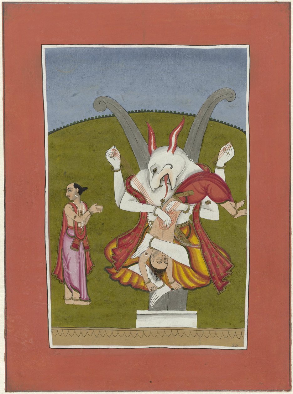 Narasimha（毗湿奴的化身，人狮） 毗湿奴的化身（系列标题） 作者 无名氏