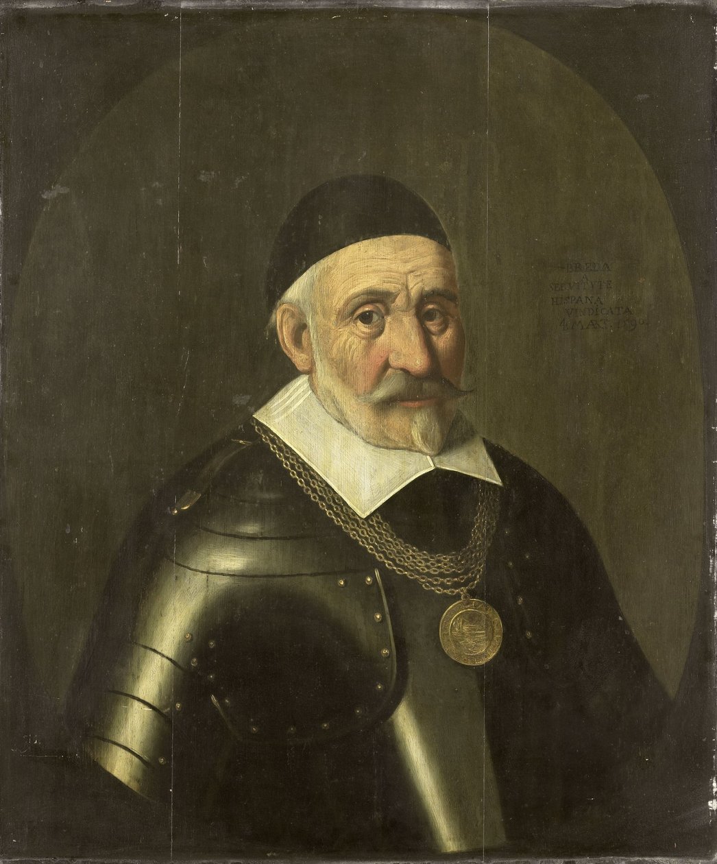 布雷达司令 Charles de Heraugières 上尉肖像 作者 无名氏
