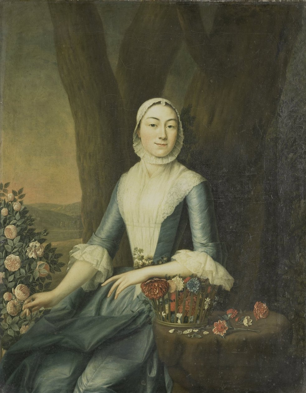 Adriaen Isaac Hurgronje 的妻子 Magdalena van Citters 的肖像 作者 无名氏