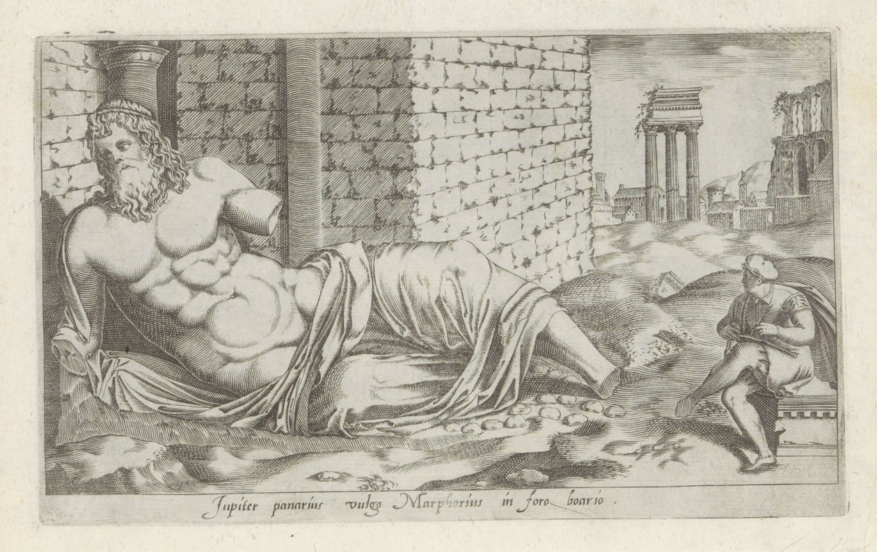 马尔福里奥雕塑
Jupiter panarius vulgo Marphorius in foro boario（物体上的标题）
罗马的古代雕塑（系列标题）
Antiquarum statuarum urbis Romae quae in publicis locis visuntur icones（系列标题） 作者 无名氏