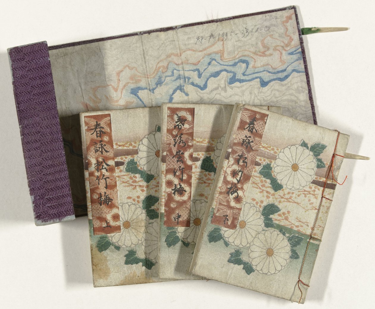 Shunga 相册。斋戒
Shunei shochikabai（物品上的标题） 作者 无名氏