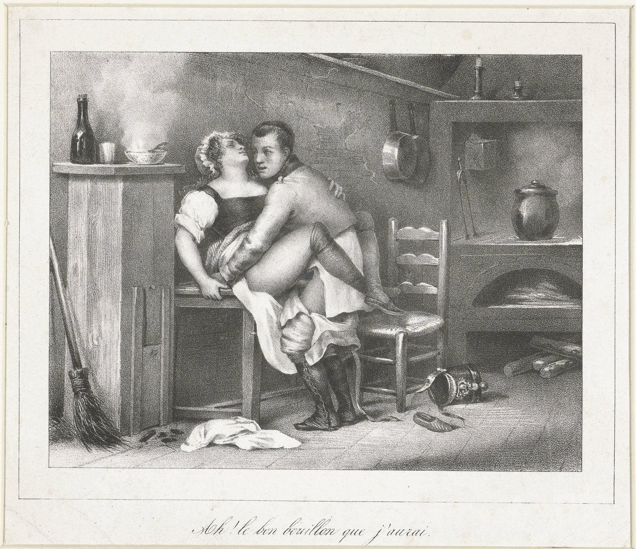 士兵与厨房女仆做爱
Ah! le bon bouillon que j