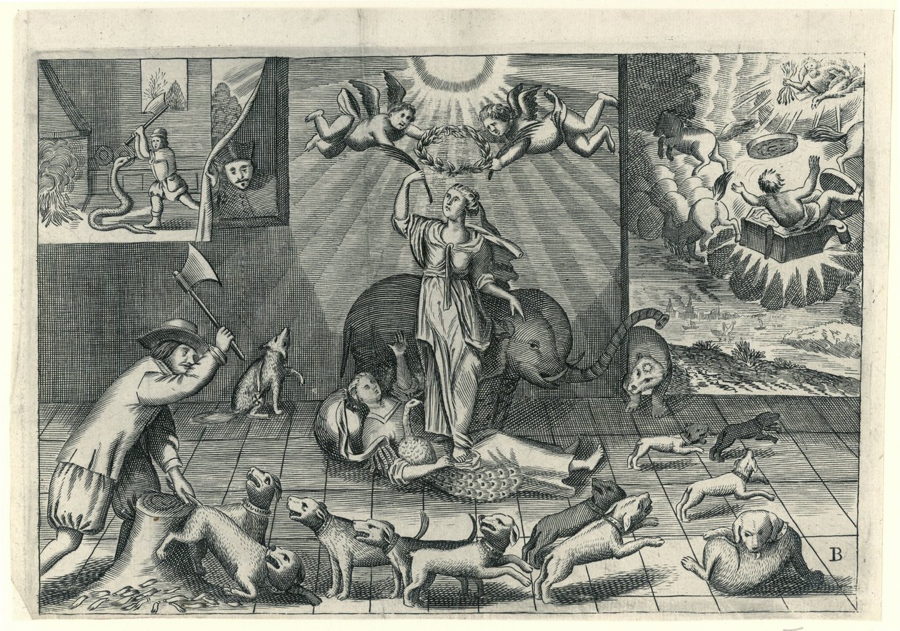 关于英国人的漫画，1673 年 作者 无名氏