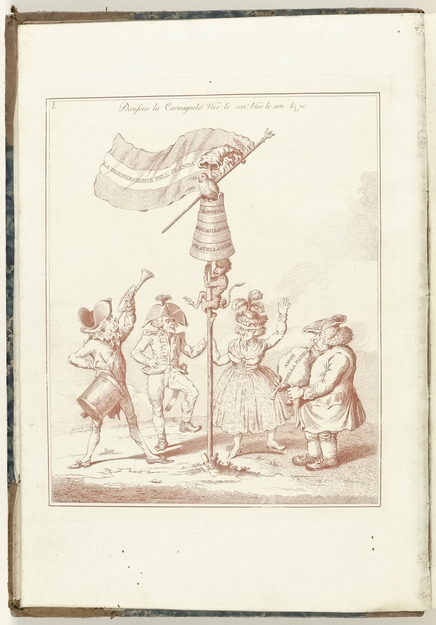 系列标题：荷兰的复兴，1795 年
荷兰再生》（实物标题）
再生的荷兰（意大利语版本）（系列标题）
荷兰的再生：所有再生民族的一面镜子》（物上的系列名称） 作者 无名氏