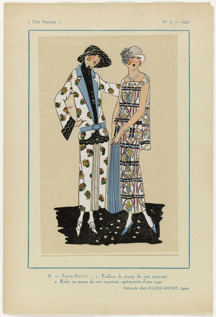 Très Parisien, 1923, No 5: 9.- SANS-SOUCI.1.泽西岛裁缝... 作者 无名氏