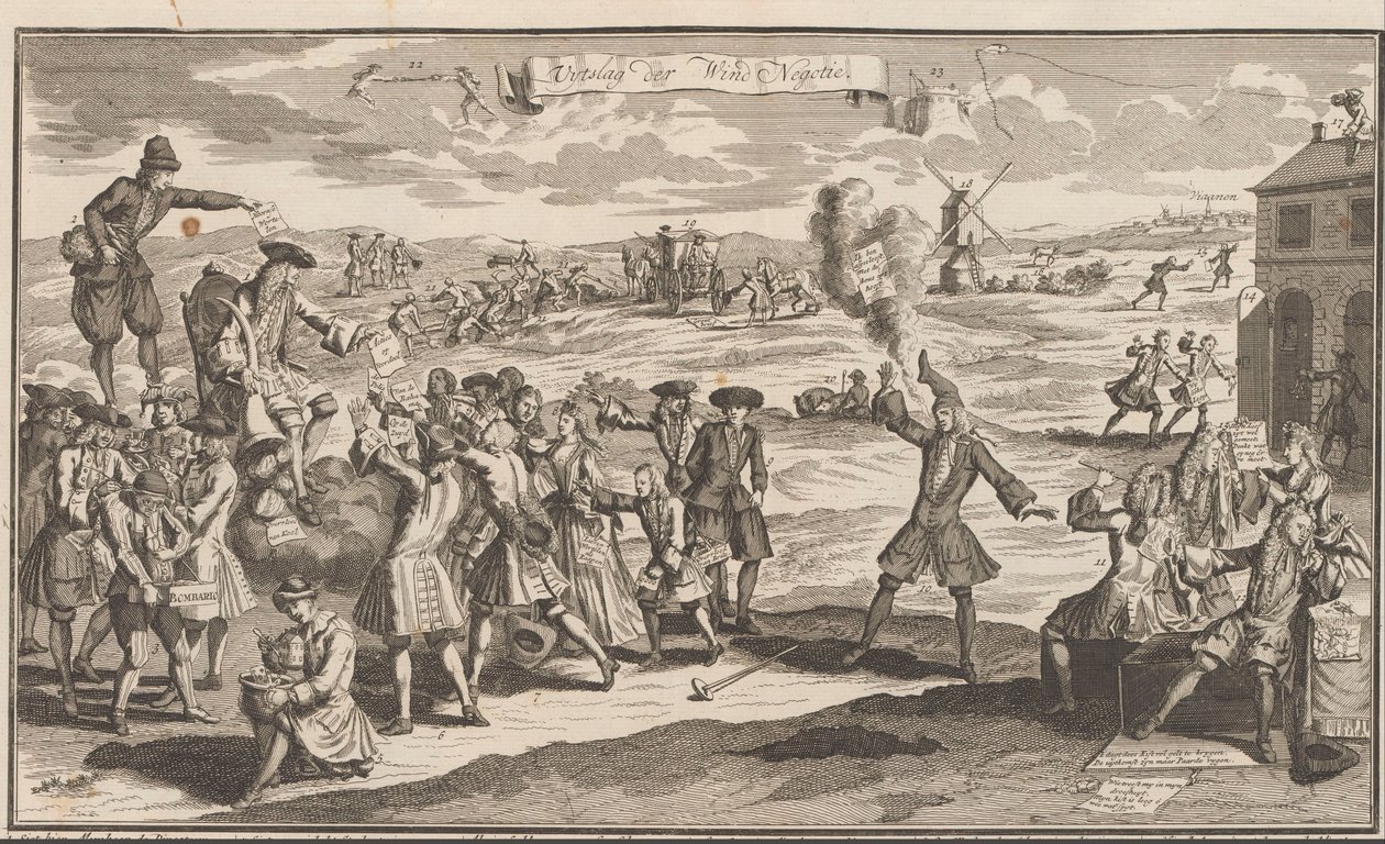风谈判的结果，1720 风谈判的结果（物体上的标题） 愚人大场面（系列名） 作者 无名氏