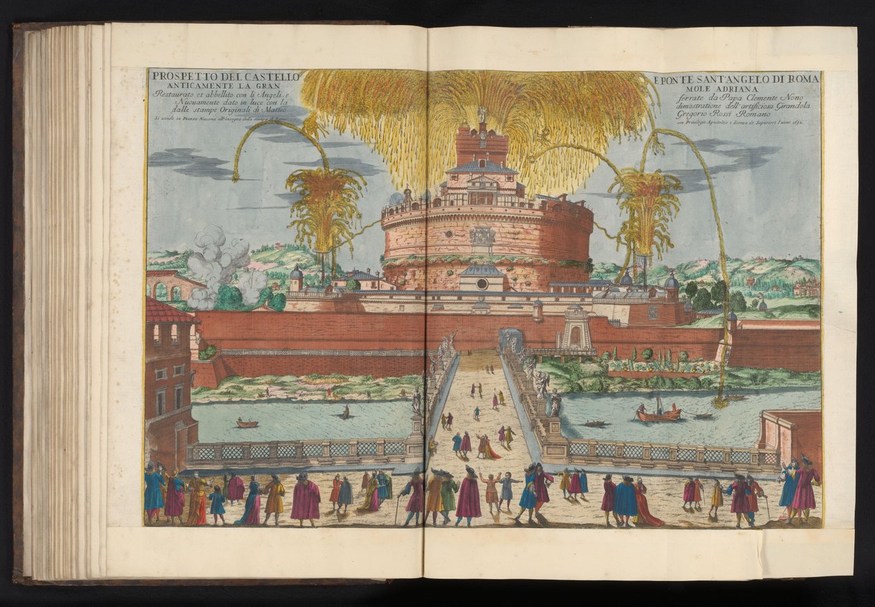天使城堡的焰火
Prospectus del Castello e Ponte Sant