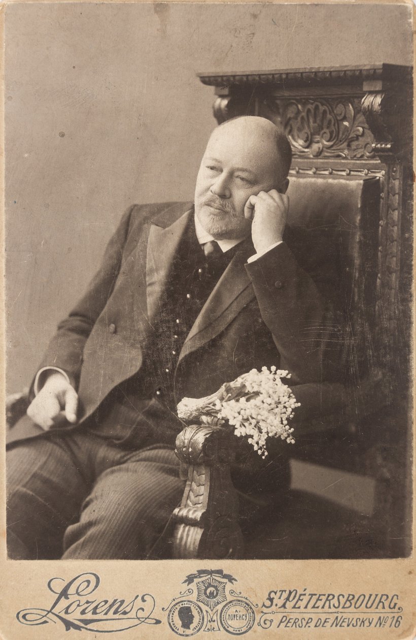 Anatoli Liadov - 作曲家 Anatoly Konstantinovich Lyadov (1855-1914) 的肖像 - 匿名。 照片 作者 匿名匿名