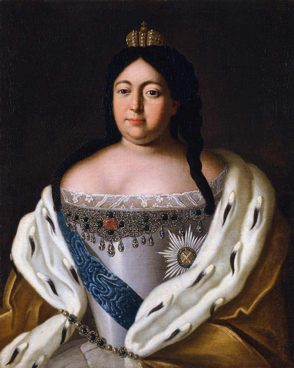 安妮（俄罗斯皇后）安娜·伊万诺夫娜 - 安娜·伊万诺夫娜皇后（1693-1740）的肖像，作者：Anonymous 作者 匿名匿名