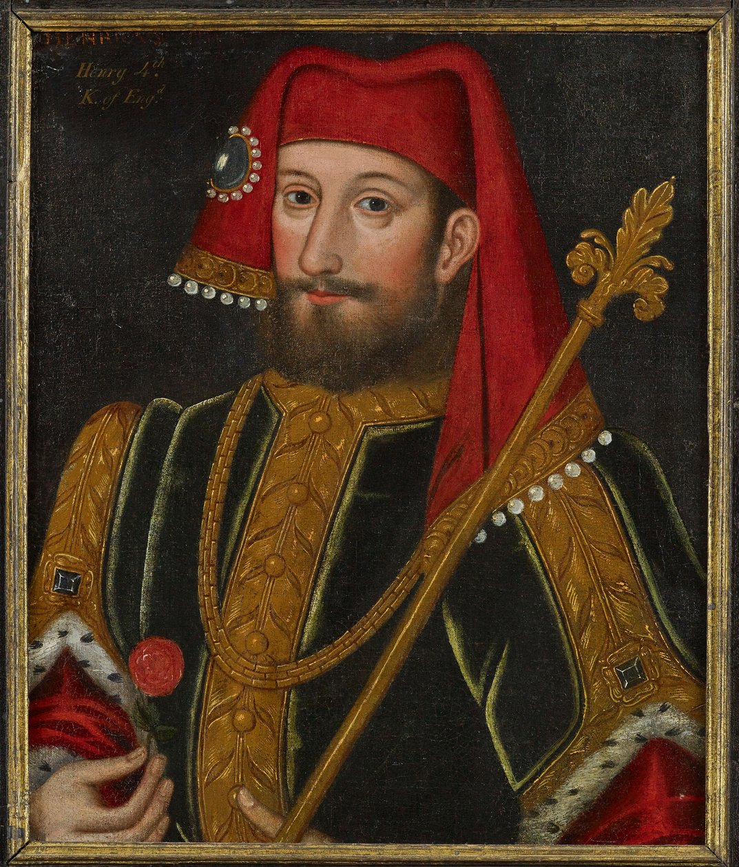 Baroque : King Henry IV of England (1367-1413), Anonymous, ca. 1600. Oil on wood, 50,5x43. Private Collection 作者 匿名匿名