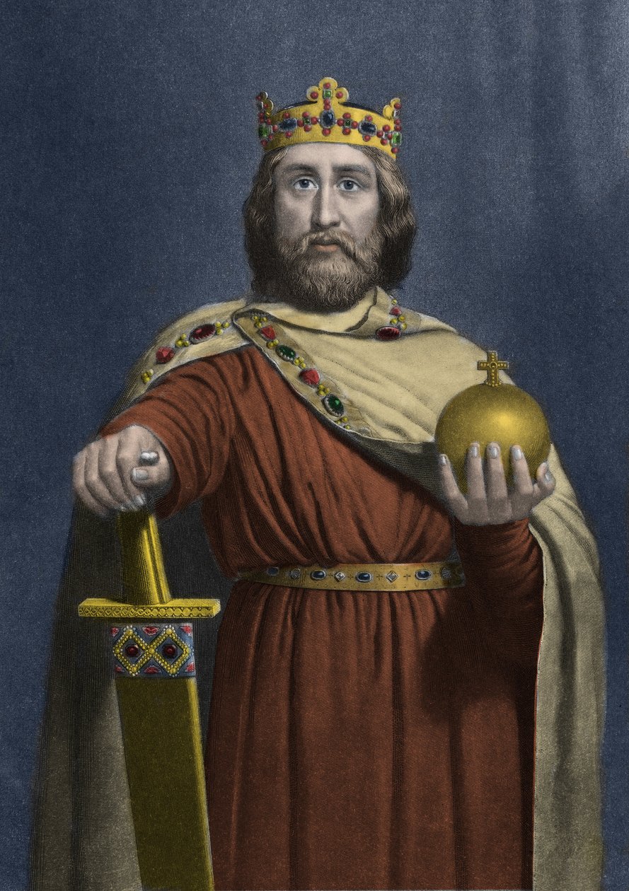 法兰克人国王查理曼（Carolus Magnus, Carolus Magnus, 742-814）--查理曼（Carolus Magnus, Charles the Great）（747-814）法兰克人的国王和西方的基督教皇帝--。 作者 匿名匿名
