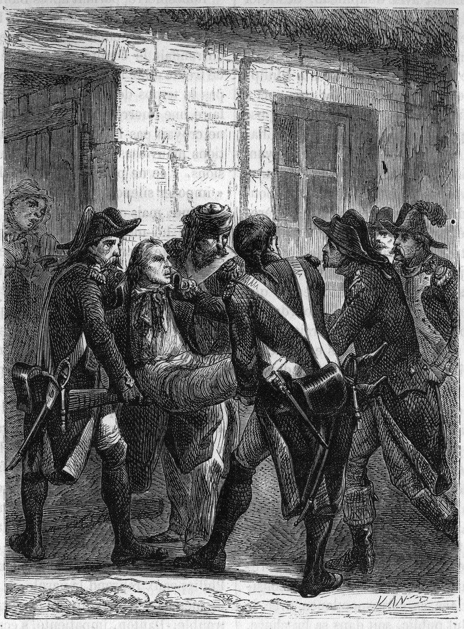 Death of General Michel-Armand (Michel Armand) of BEAUPUY (1755-1796) in the Val d