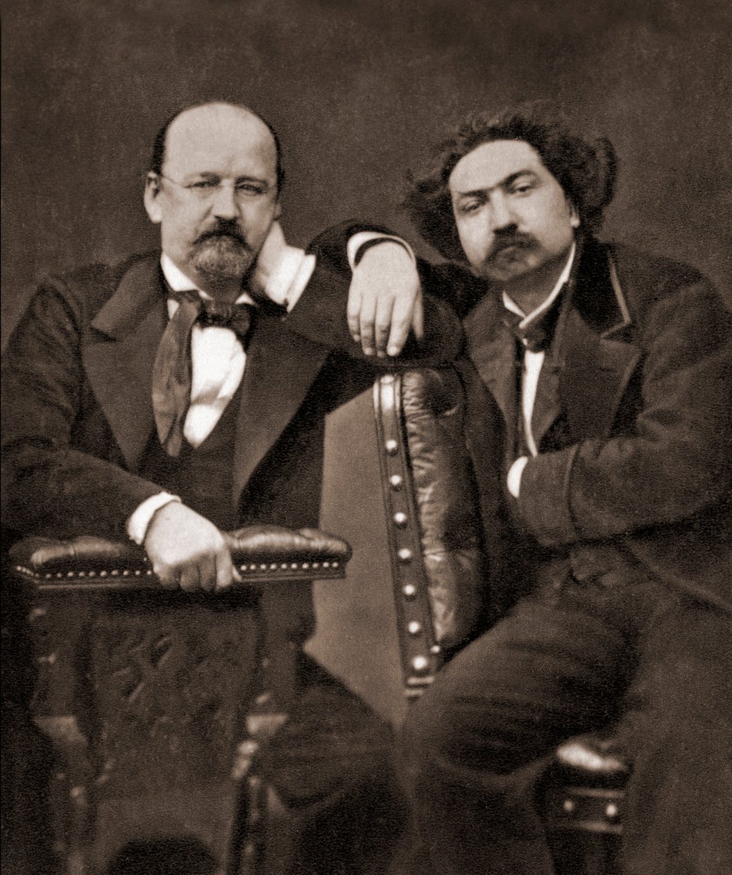 埃米尔-埃尔克曼（1822-1899）和亚历山大-夏特安（1826-1890）。 作者 匿名匿名
