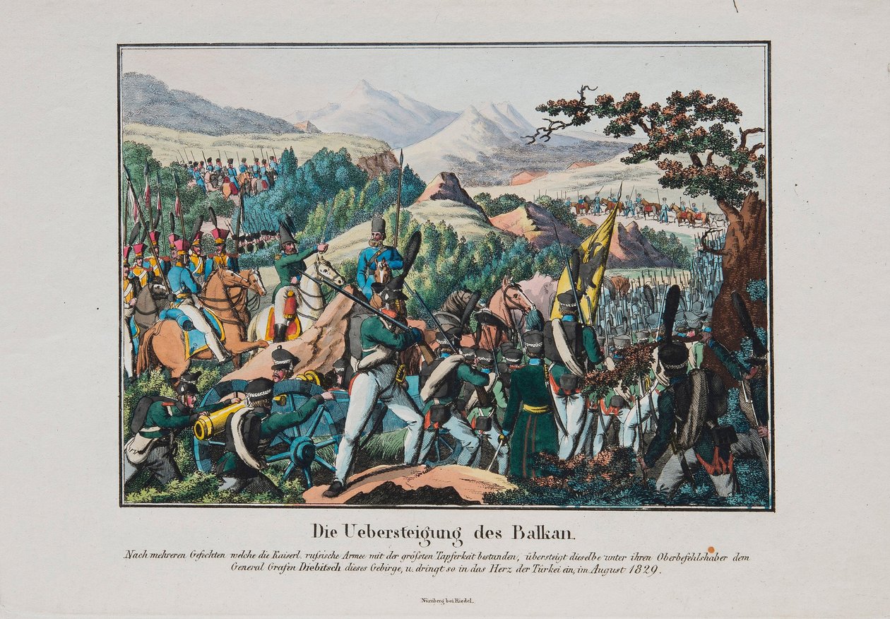 Guerre russo-turque de 1828-1829 - The Army of Graf Ivan Ivanovich Diebitsch (Hans Karl Friedrich Anton von Diebitsch und Narden ou Ivan Ivanovitch Dibitch-Zabalkanski 作者 匿名匿名