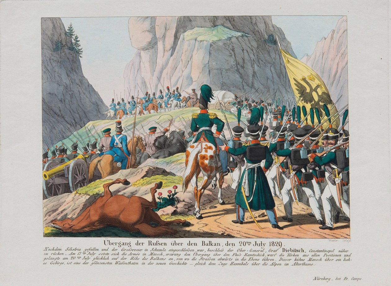 Guerre russo-turque de 1828-1829 - The Army of Graf Ivan Ivanovich Diebitsch (Hans Karl Friedrich Anton von Diebitsch und Narden ou Ivan Ivanovitch Dibitch-Zabalkanski 作者 匿名匿名