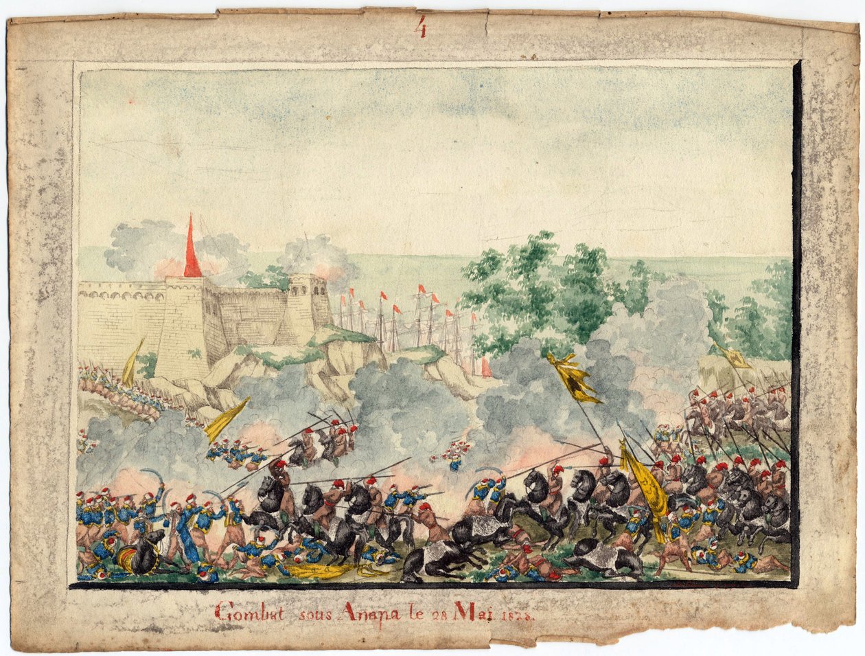 Guerre russo-turque de 1828-1829 - 6月23日攻占阿纳帕要塞 作者 匿名匿名