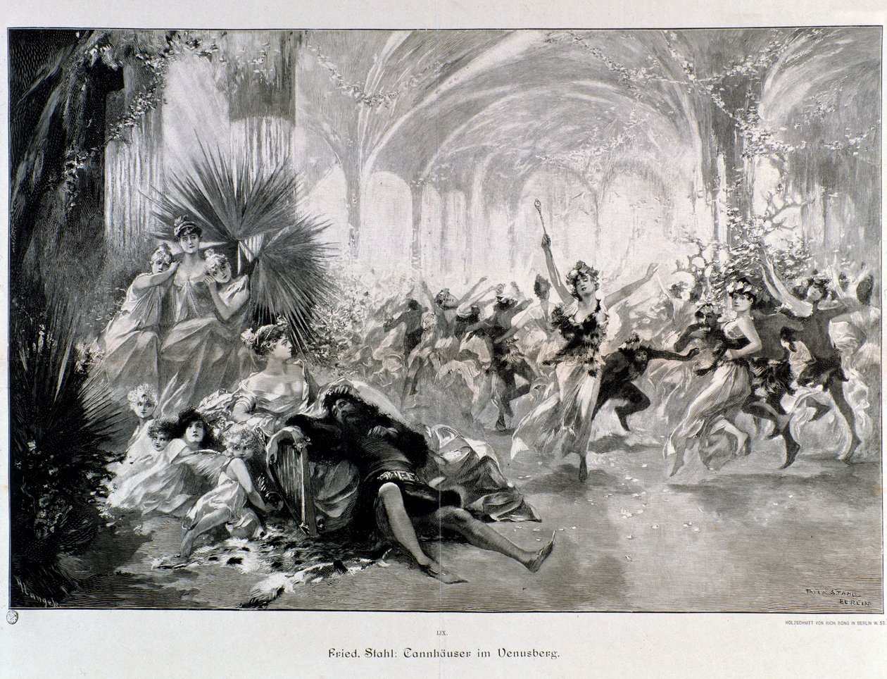 Illustration for Tannhauser by Wagner 作者 匿名匿名
