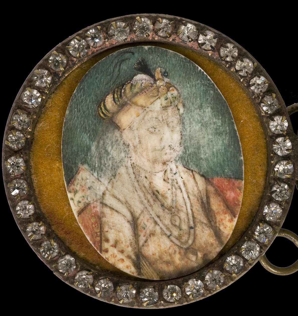 Jalaluddin Muhammad Akbar - 莫卧儿帝国皇帝阿克巴大帝（1542-1605 年）肖像 - 佚名 - 水彩、水粉、牛角 - 马德里普拉多博物馆 作者 匿名匿名
