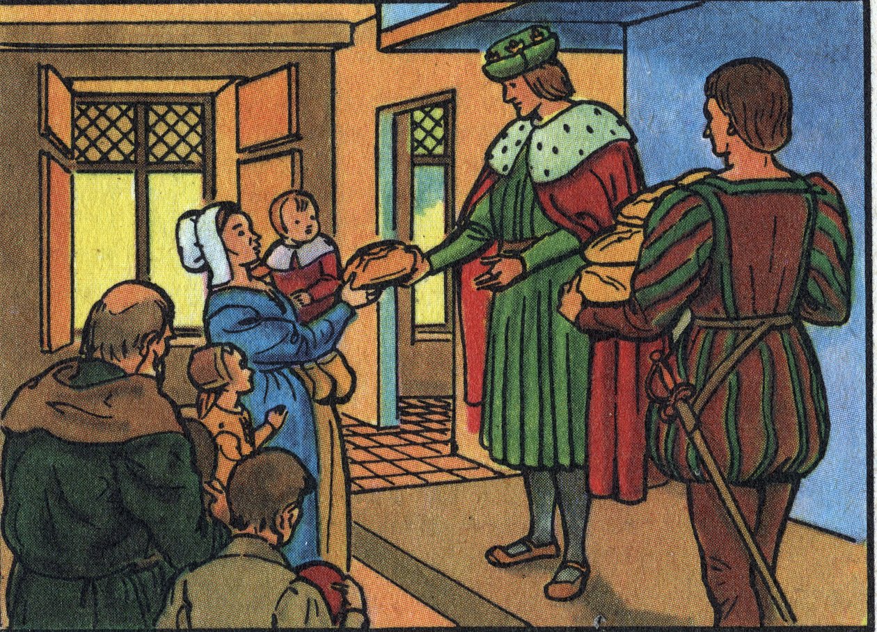 法国国王路易十二（1462-1515）"Pere du Peuple "匿名插图，收录于《法国国王和国家元首作品集》。20世纪。私人收藏。 作者 匿名匿名