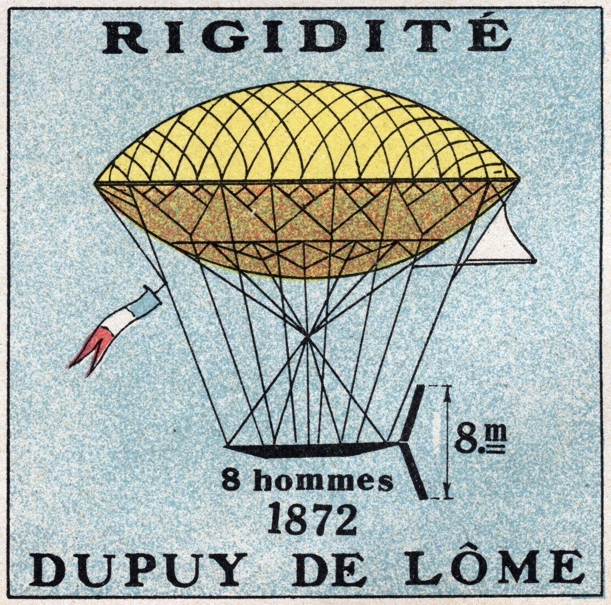 Les balloons: ballon haubanne由Henri Dupuy de Lome（1816-1885）于1872年创作。1925年的匿名插图。私人收藏。 作者 匿名匿名