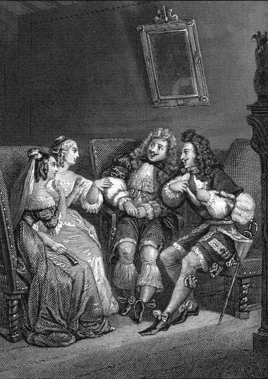 Les precieuses ridicules engraving d