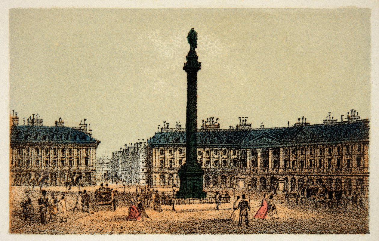Paris 1874: The Place Vendome, Private Collection 作者 匿名匿名