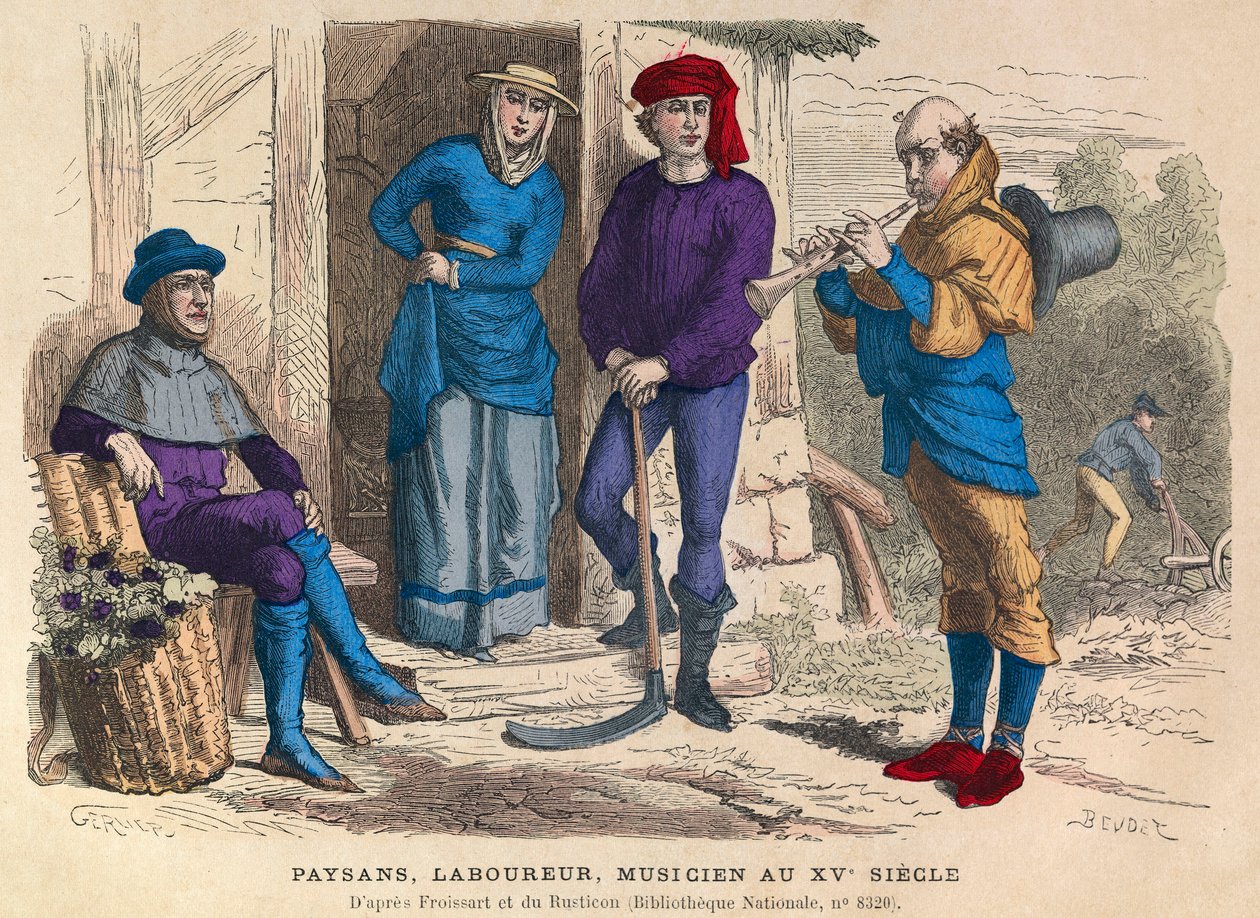 Peasant, plowler and musician in the 15th century - Peasants, plowing and musician 作者 匿名匿名