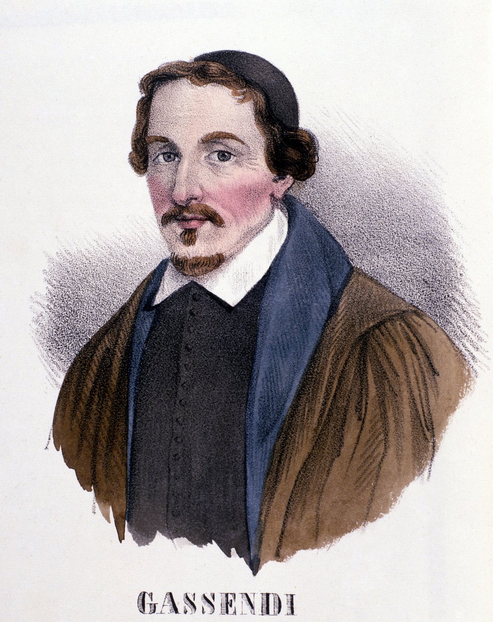 Pierre Gassendi (1592-1655)，法国哲学家、天文学家、数学家和物理学家。 .米兰。 作者 匿名匿名