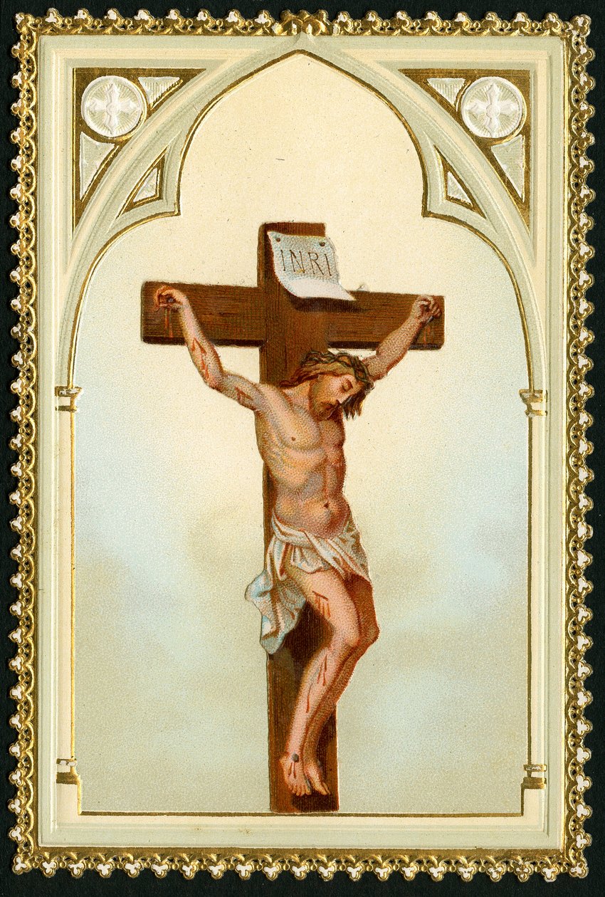 Pious image: Crucifixion (chromolithography) 作者 匿名匿名