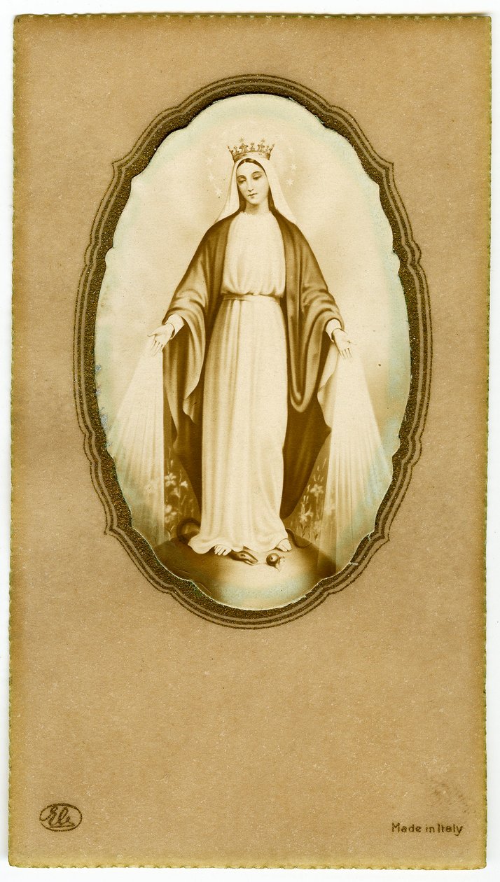 Pious image: The Virgin Mary (print) 作者 匿名匿名