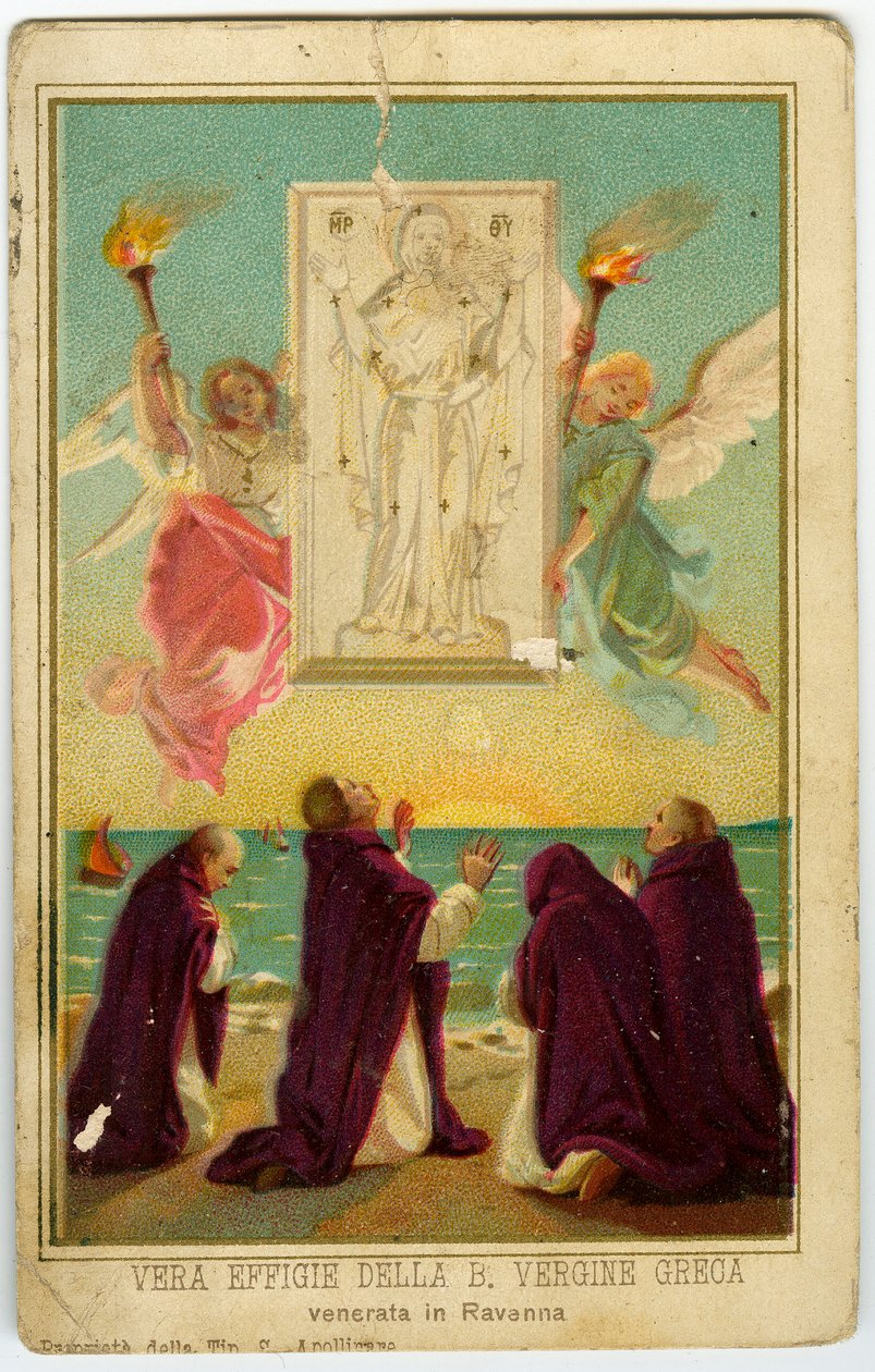 Pious image: The greek virgin venerated in Ravenna (chromolithography) 作者 匿名匿名