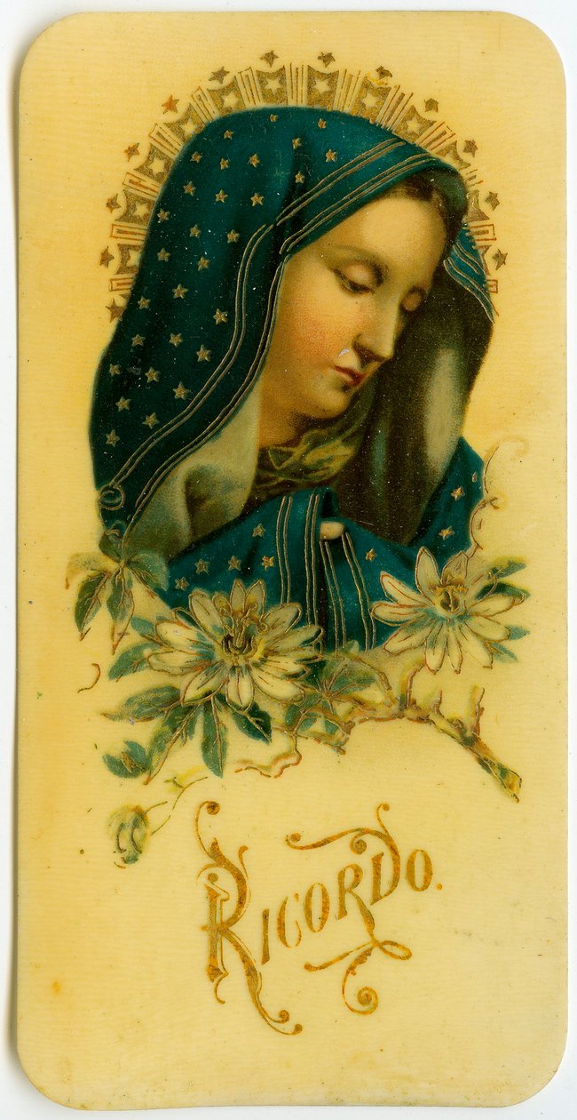 Pious image: Virgin Mary (chromolithography) 作者 匿名匿名