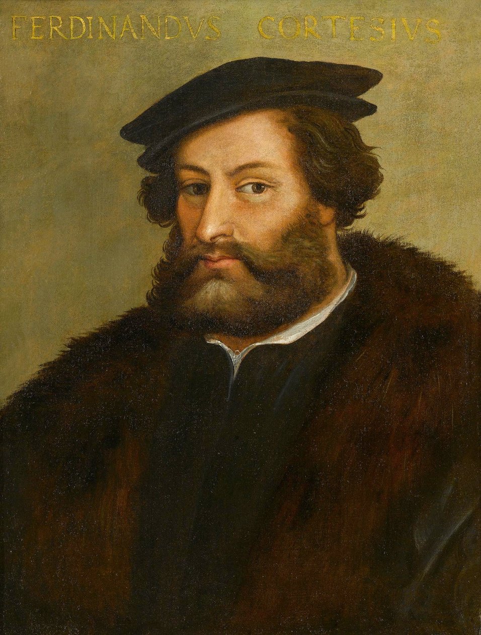 Portrait de Fernand Cortes (Hernan Cortez 作者 匿名匿名