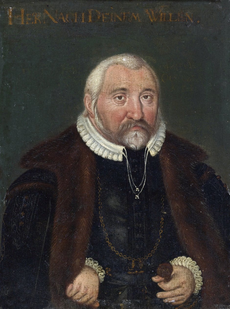 "弗雷德里克三世的肖像，又称弗雷德里克三世（Frederic III the Pious），莱茵河的帕拉丁选帝侯（1515-1576）"无名画，16世纪 私人收藏 作者 匿名匿名