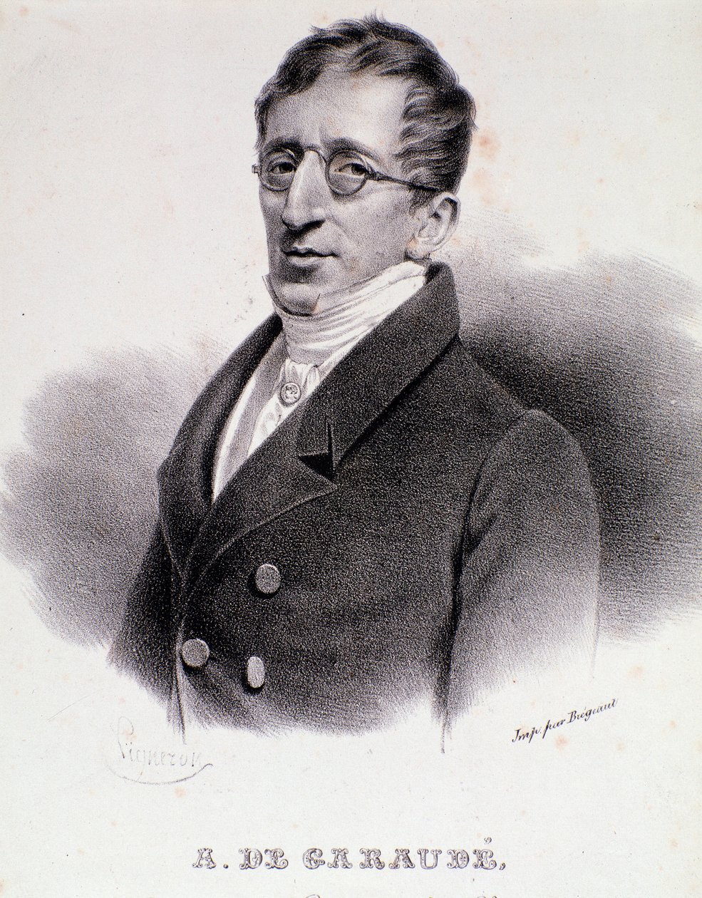 Portrait of Alexis de Garaude (1779-1852) french composer. 19th century. 作者 匿名匿名