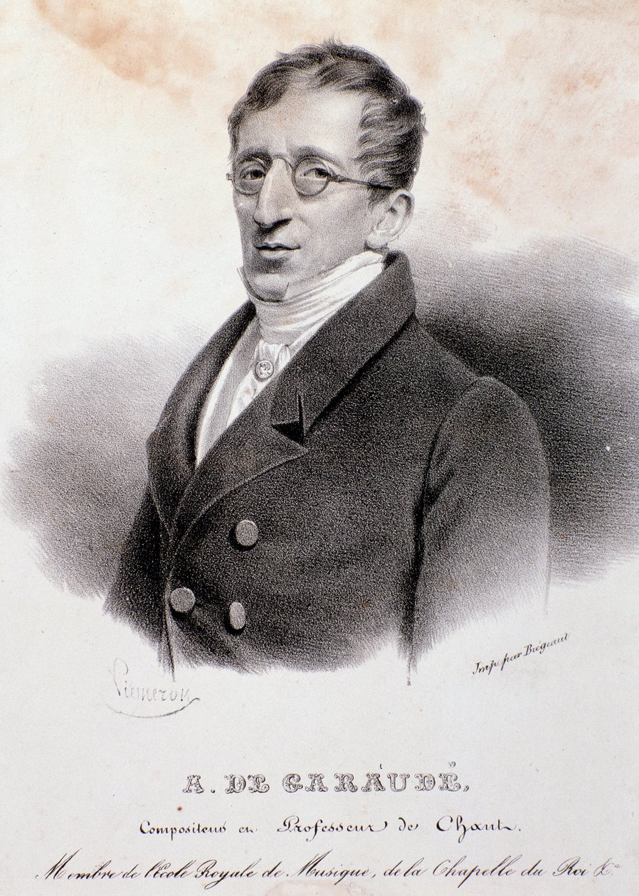 Portrait of Alexis de Garaude (1779-1852) french composer. 19th century. 作者 匿名匿名