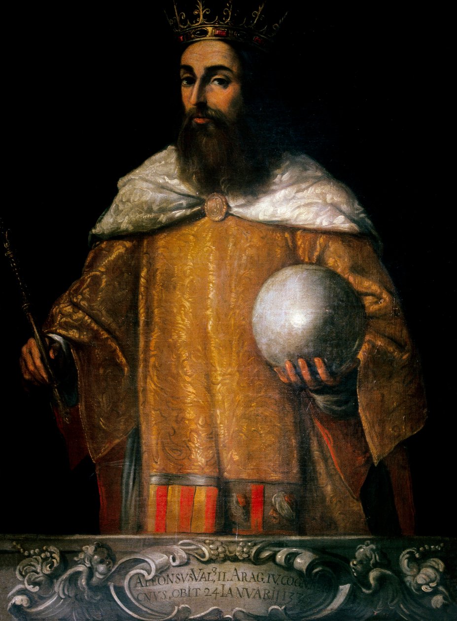 Portrait of Alfonso IV, king of Aragon called the Gentle (1299-1336) (painting) 作者 匿名匿名