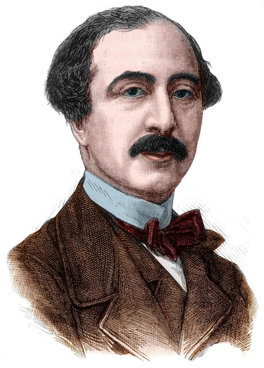 法国记者和政治家Anatole Prevost Paradol的肖像（1829 - 1870）。 作者 匿名匿名