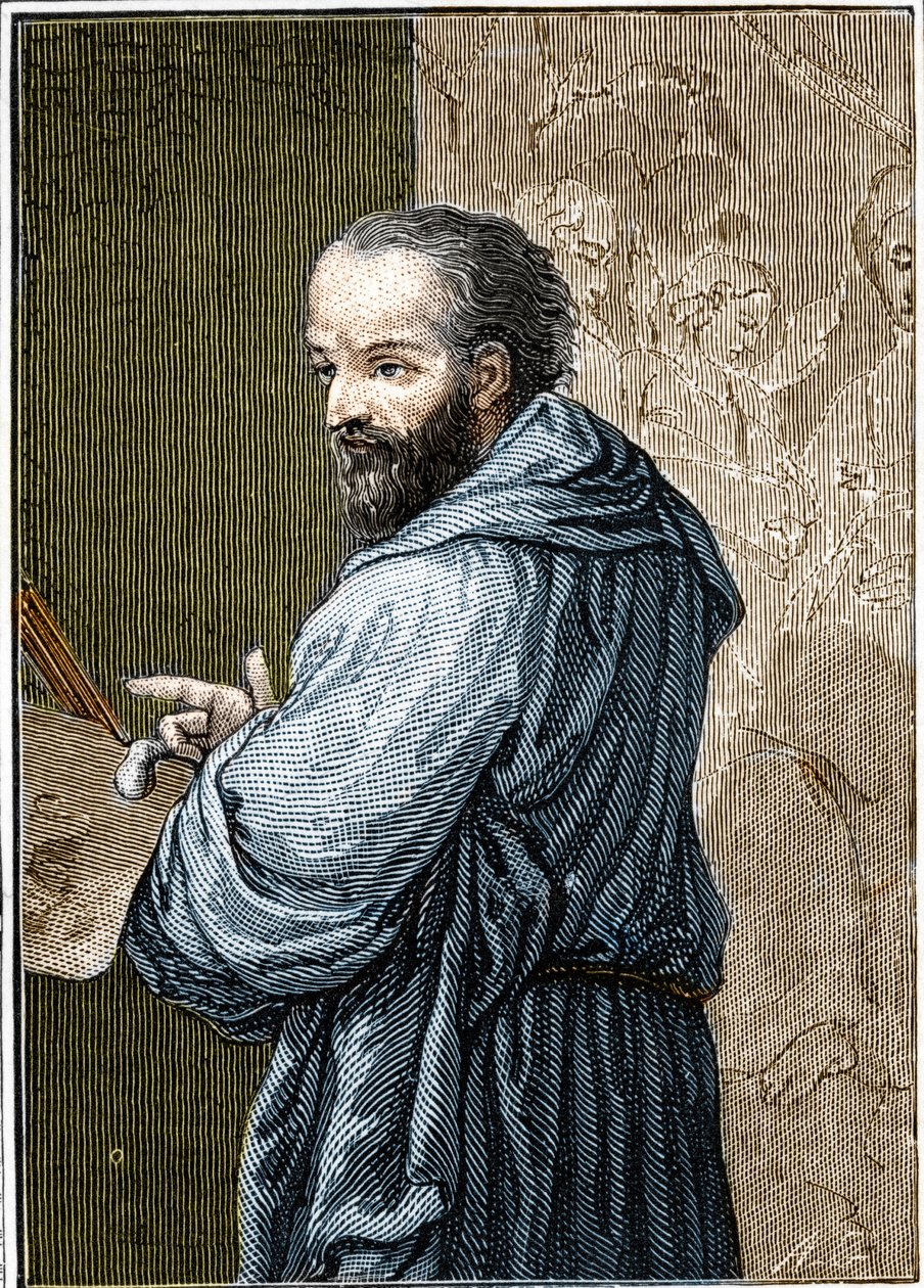 安东尼奥-阿莱格里（Antonio Allegri dit Il Correggio）的肖像（The Correge 作者 匿名匿名