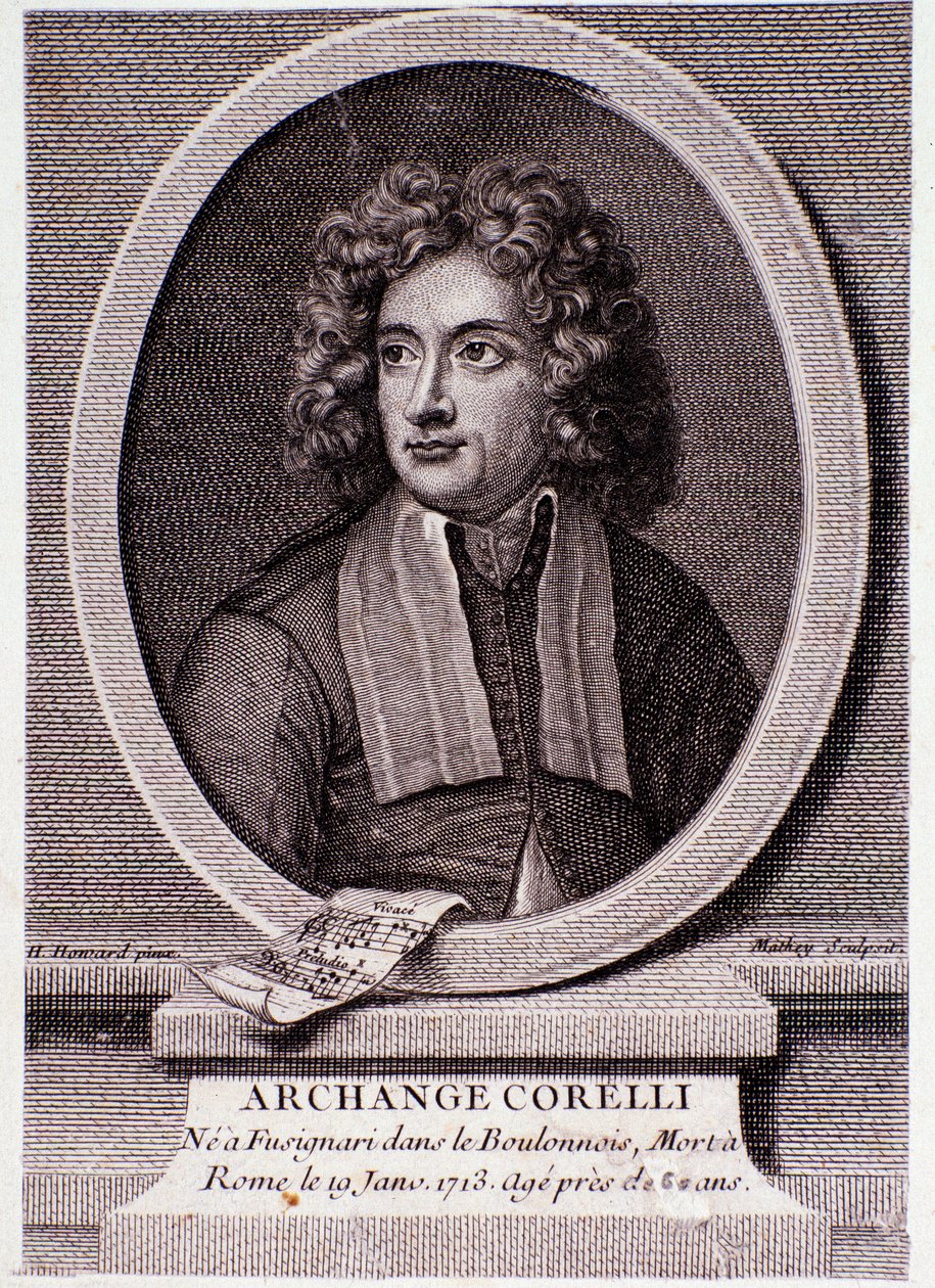 Portrait of Arcangelo Corelli (engraving) 作者 匿名匿名