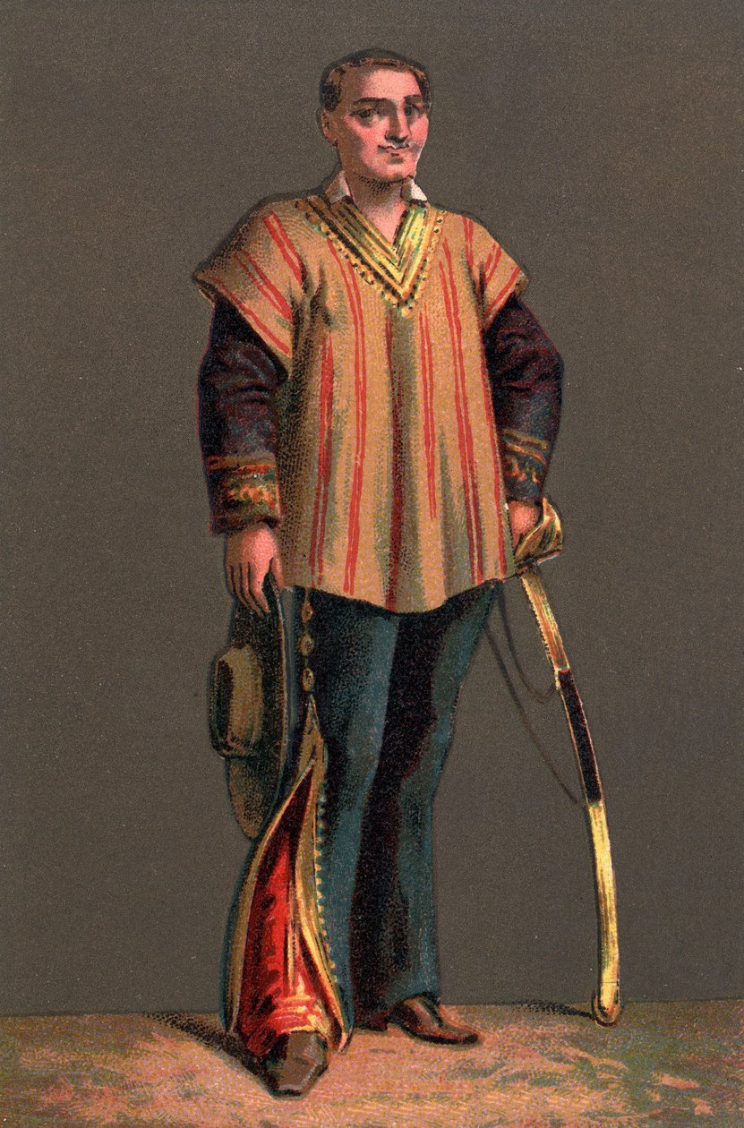 BENITO PABLO JUAREZ (1806-1872)墨西哥政治家和革命家的肖像。铬平版印刷 私人收藏 作者 匿名匿名