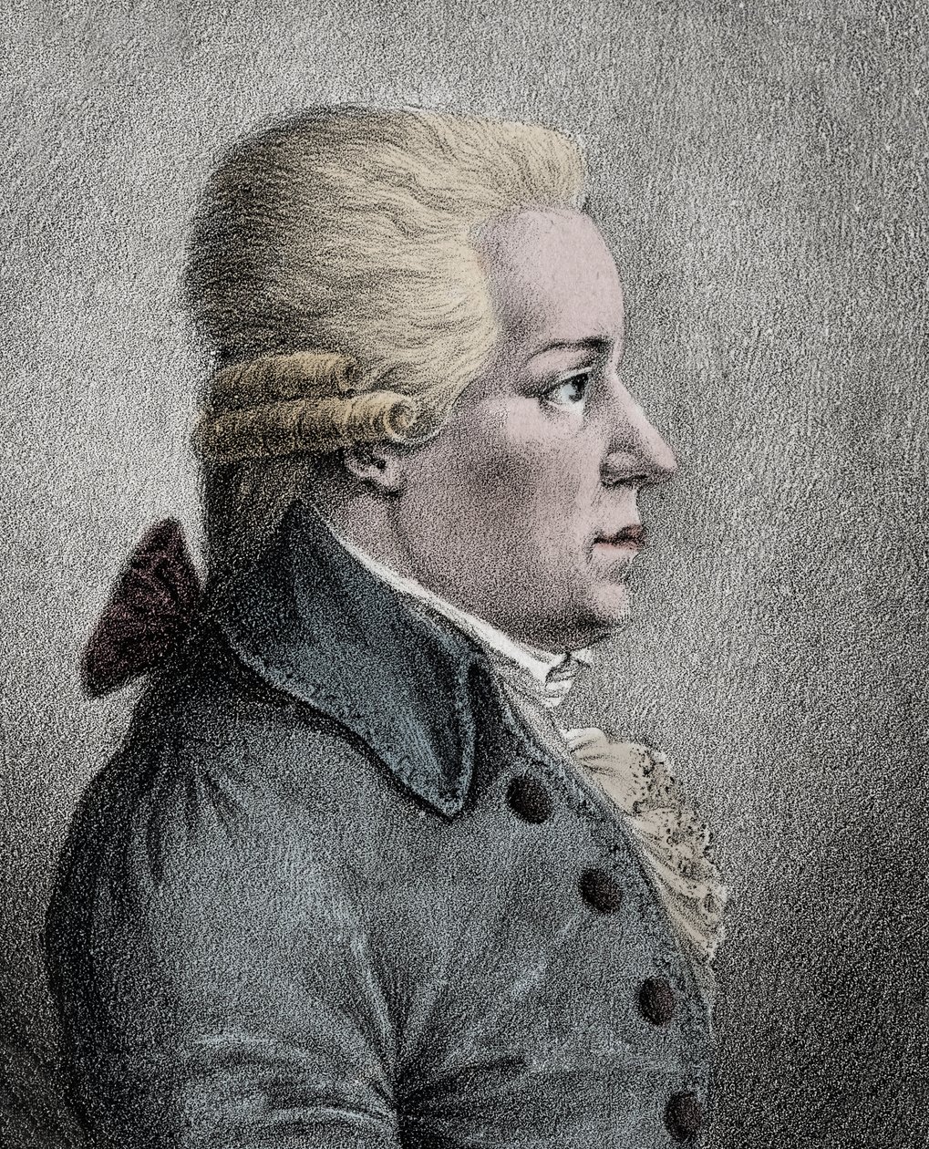 卡尔(Karl)-迪特斯-冯-迪特斯多夫(1739-1799)肖像，奥地利作曲家 - 奥古斯特-卡尔-迪特斯-冯-迪特斯多夫(1739-1799)肖像，奥地利作曲家和小提琴手 作者 匿名匿名