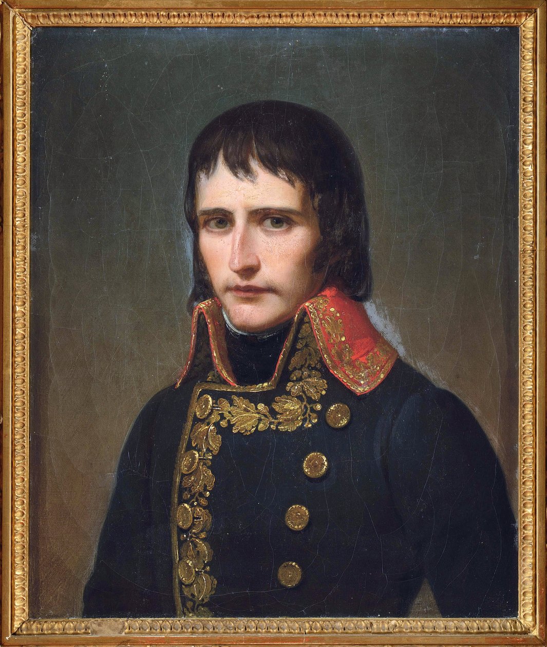 Portrait of General Bonaparte (1769-1821), Anonymous . Oil on canvas 作者 匿名匿名