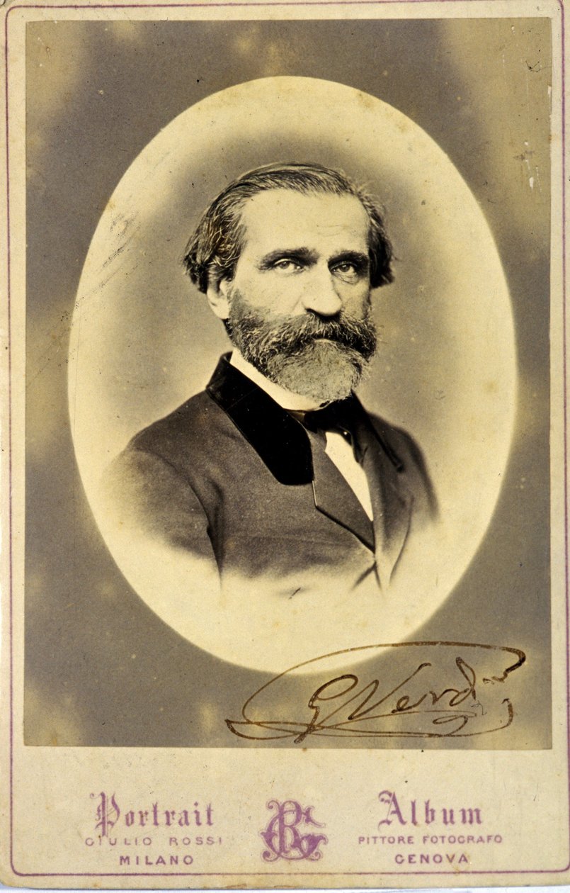 Portrait of Giuseppe Verdi (1813-1901), Italian composer. circa 1850.Privately collection.Milan 作者 匿名匿名