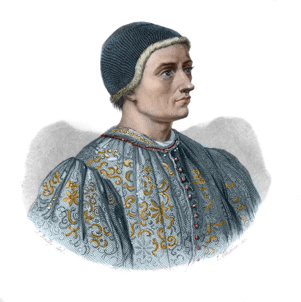 Portrait of Jacques Coeur (1395-1456) argentier du king Charles VII et homme d