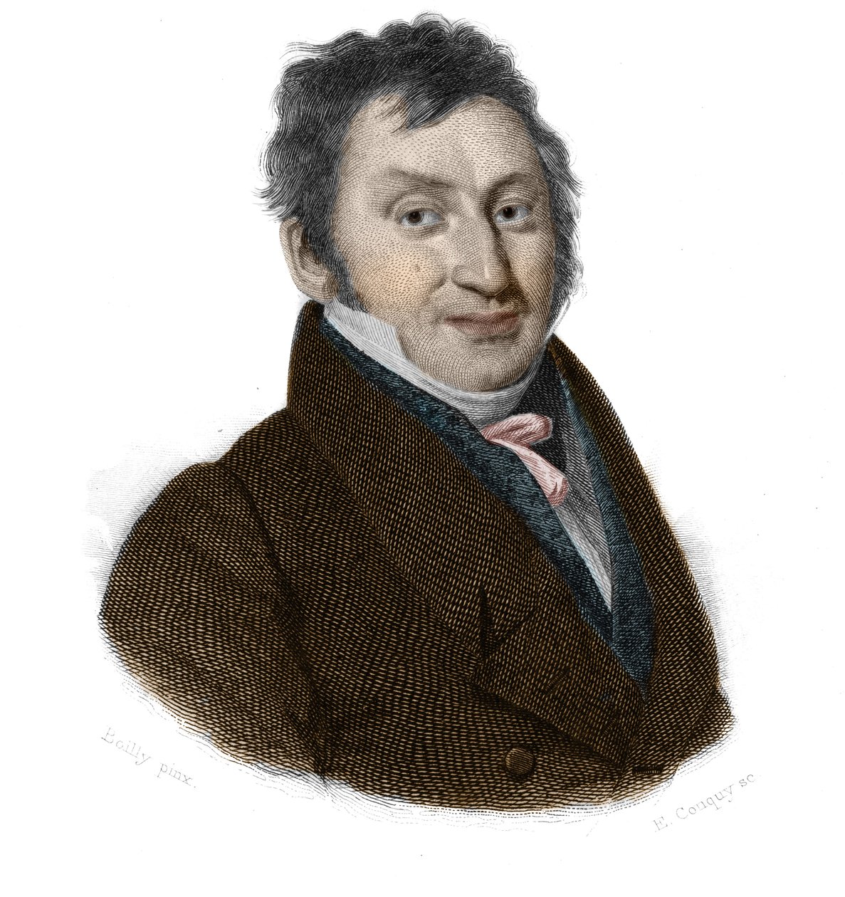 Jean Antoine BEAUVISE (1786-1836)的肖像，载于 "Portraits et histoire des hommes utile: hommes et femmes de tous pays et de tous conditions, qui have acquired rights to rebirth of men" published and propages by the So 作者 匿名匿名