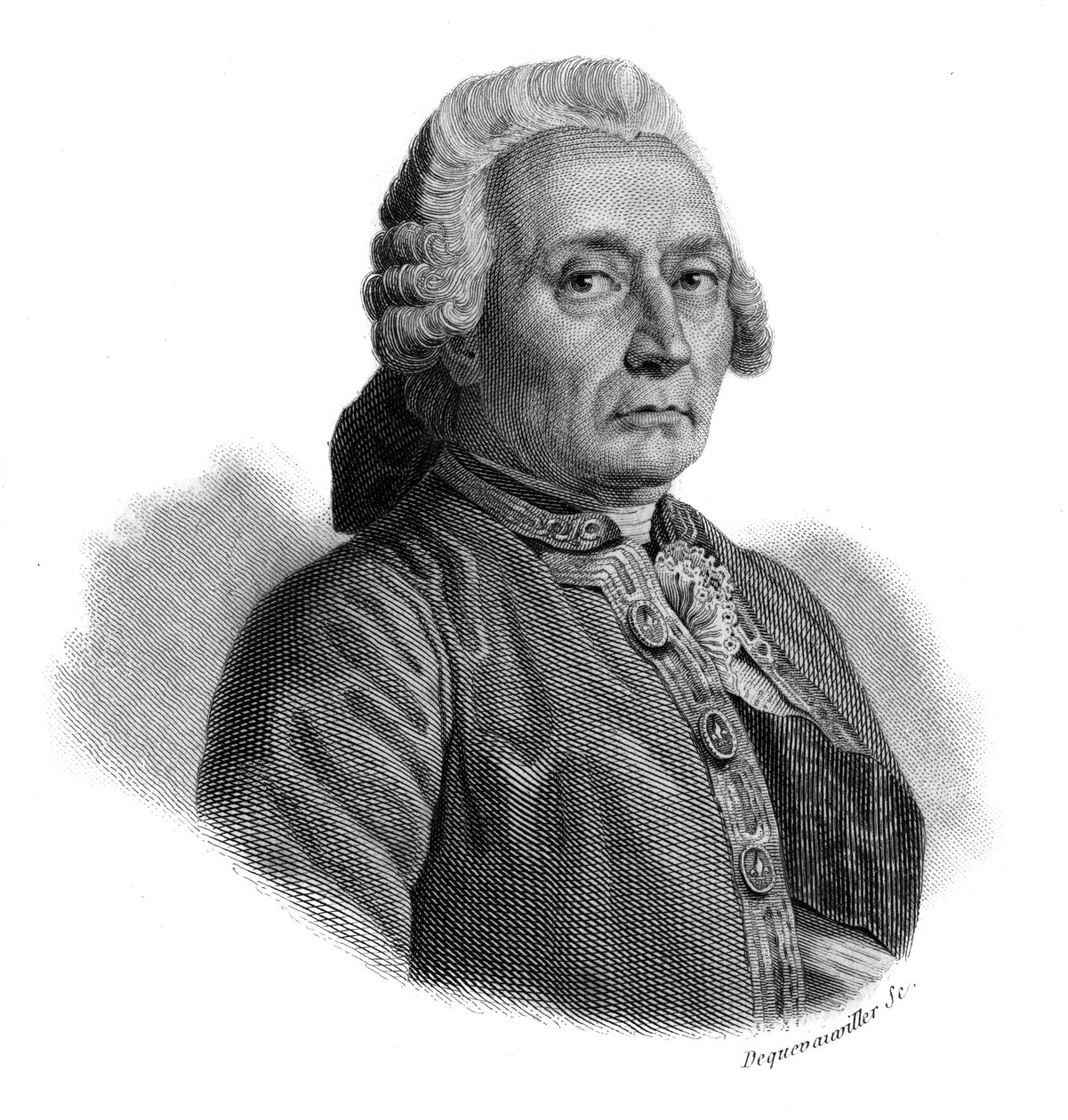 Portrait of Jean Rodolphe (Jean-Rodolphe) Perronet (1708-1794), first Ingenieur of the Ponts et Chaussees du Royaume, Founder and Director of the Ecole des Ponts et Chaussees in “” Portraits et histoire des hommes utile: hommes et femmes de tous pays et de 作者 匿名匿名