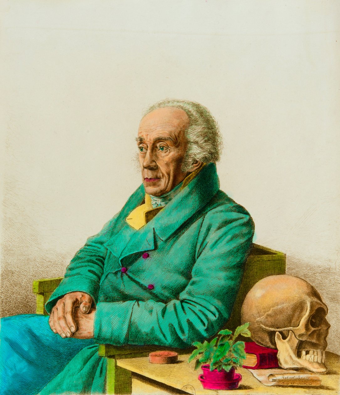 Portrait of Joseph Friedrich Blumenbach (1752-1840) German anthropologist and biologist, Privee Collection 作者 匿名匿名